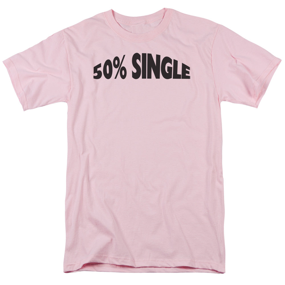 50% Single - Short Sleeve Adult 18 - 1 - Pink T-shirt