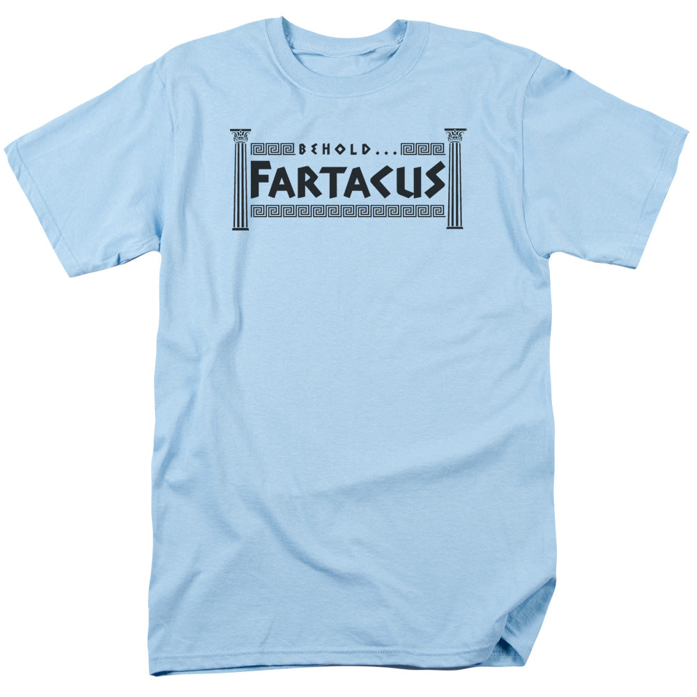 Fartacus - Short Sleeve Adult 18 - 1 - Light Blue T-shirt