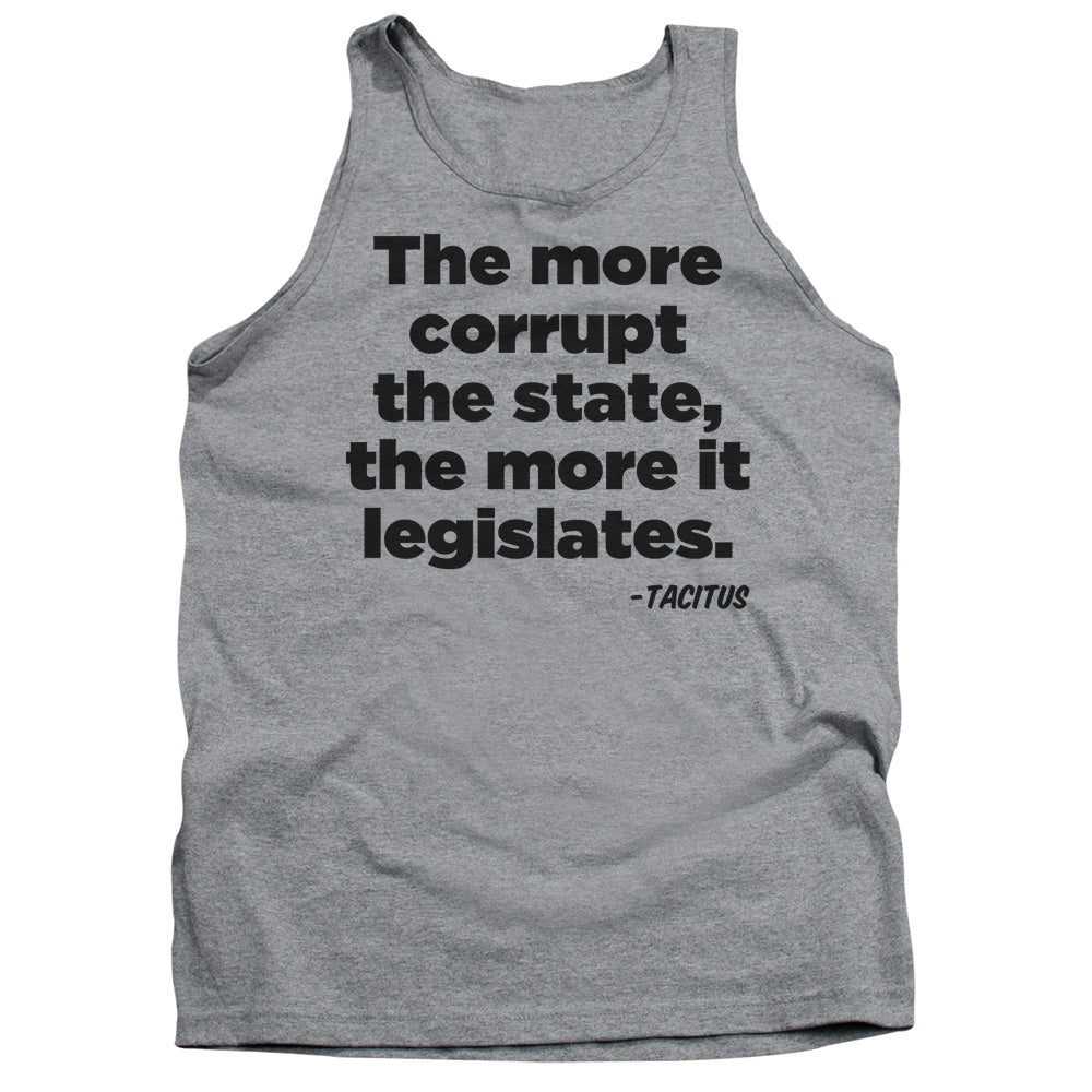 More It Legislates - Adult Tank - Athletic Heather