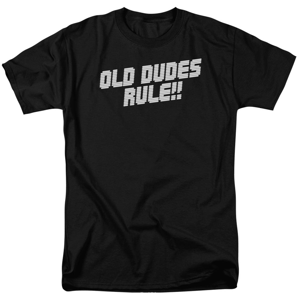 Old Dudes Rule - Short Sleeve Adult 18 - 1 - Black T-shirt