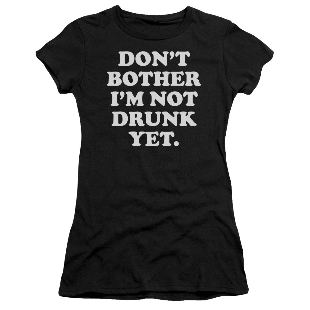 Dont Bother - Short Sleeve Junior Sheer - Black T-shirt