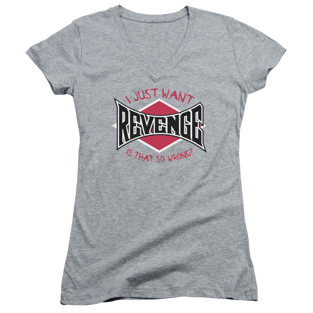 Revenge - Junior V-neck - Athletic Heather