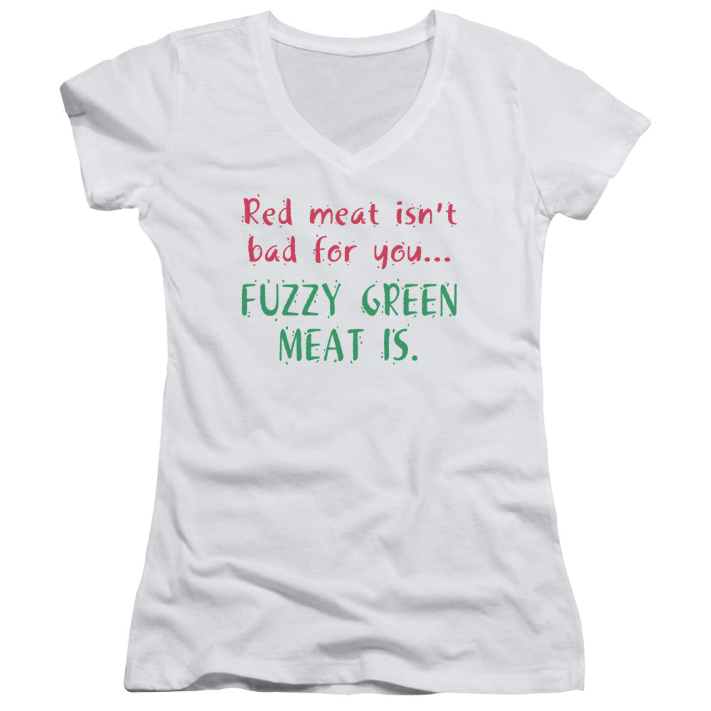 Red Meat - Junior V-neck - White
