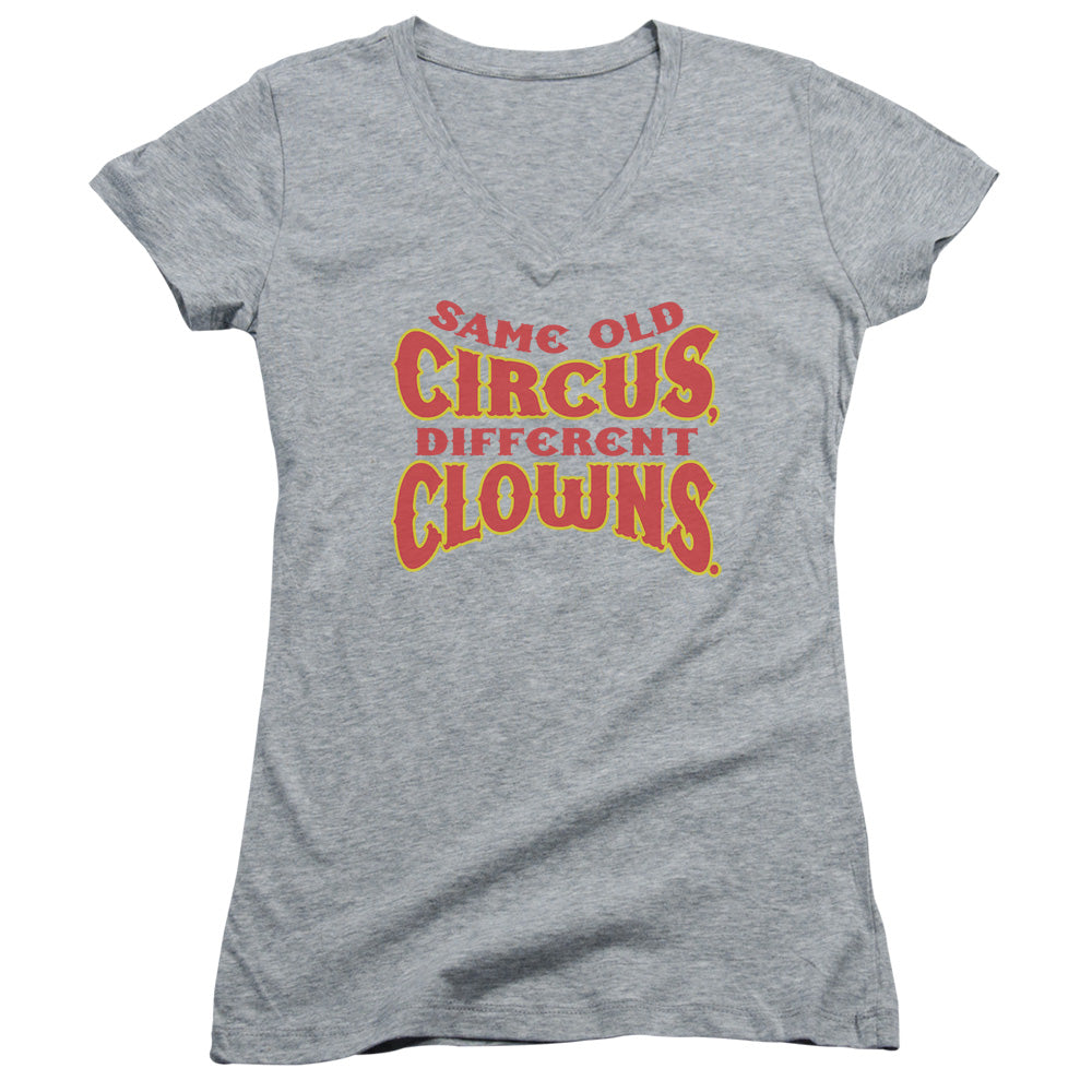 Same Old Circus - Junior V-neck - Athletic Heather