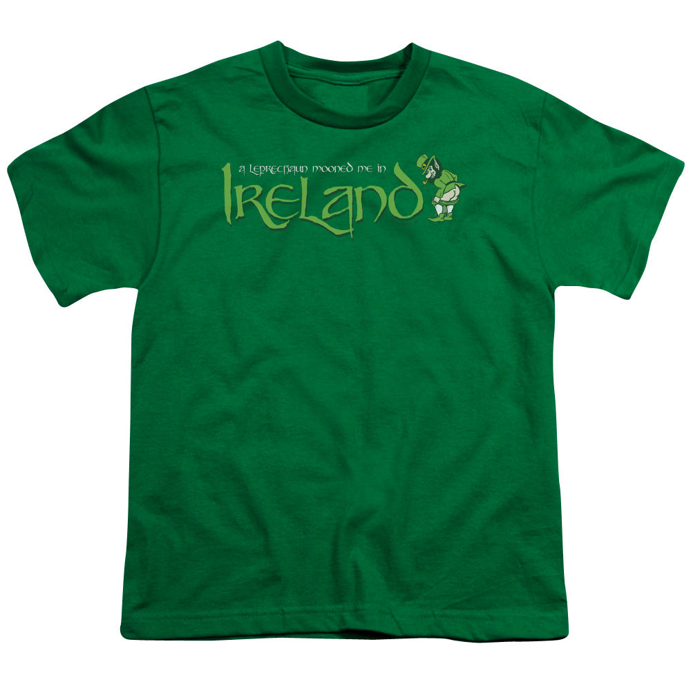 Leprechaun Moon - Short Sleeve Youth 18 - 1 - Kelly Green T-shirt