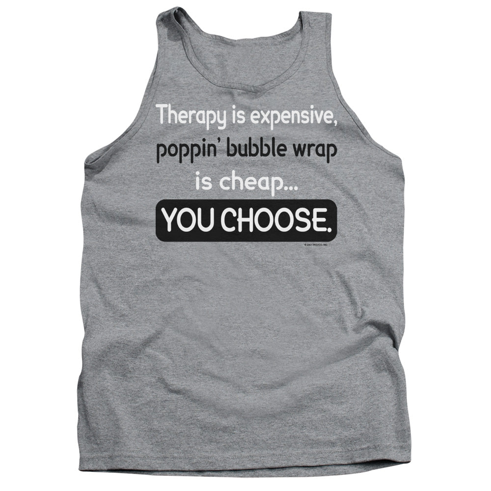 Therapy Is Expensive - Adult Tank - Athletic Heather
