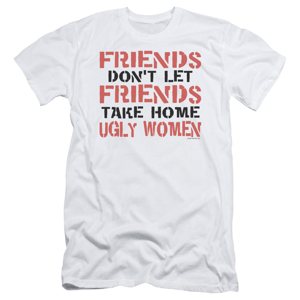 Friends...ugly Women - Short Sleeve Adult 30 - 1 - Athletic Heather T-shirt