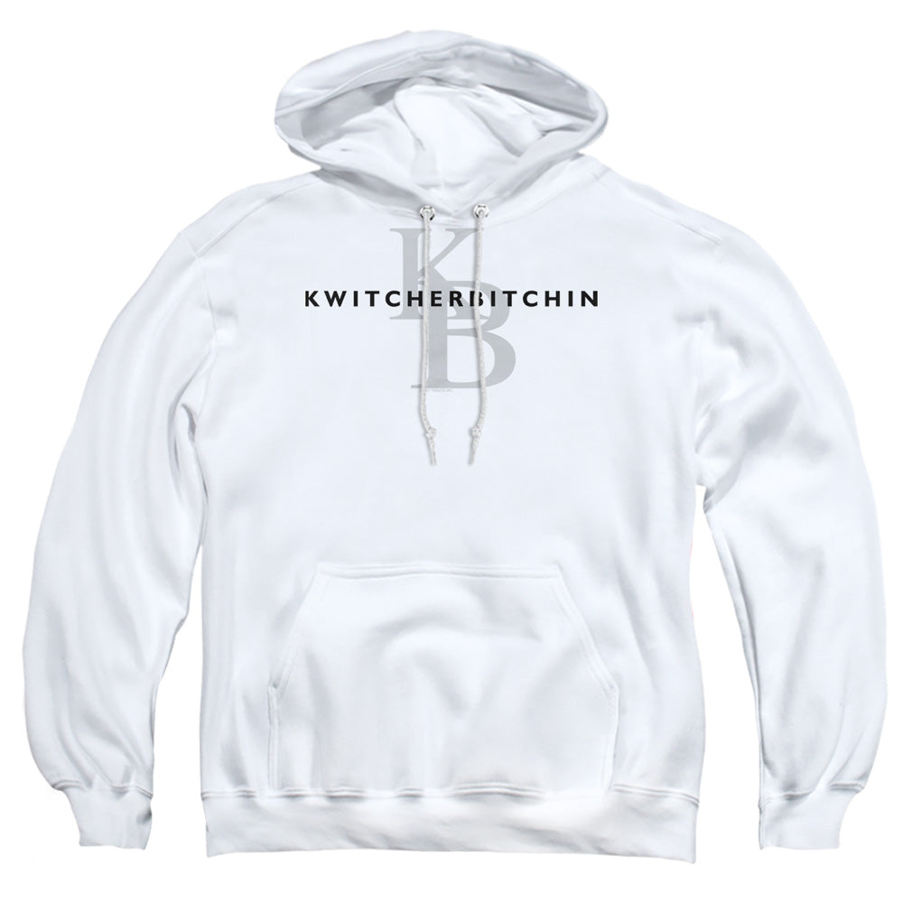 Kwitcherbitchin - Adult Pull-over Hoodie - White