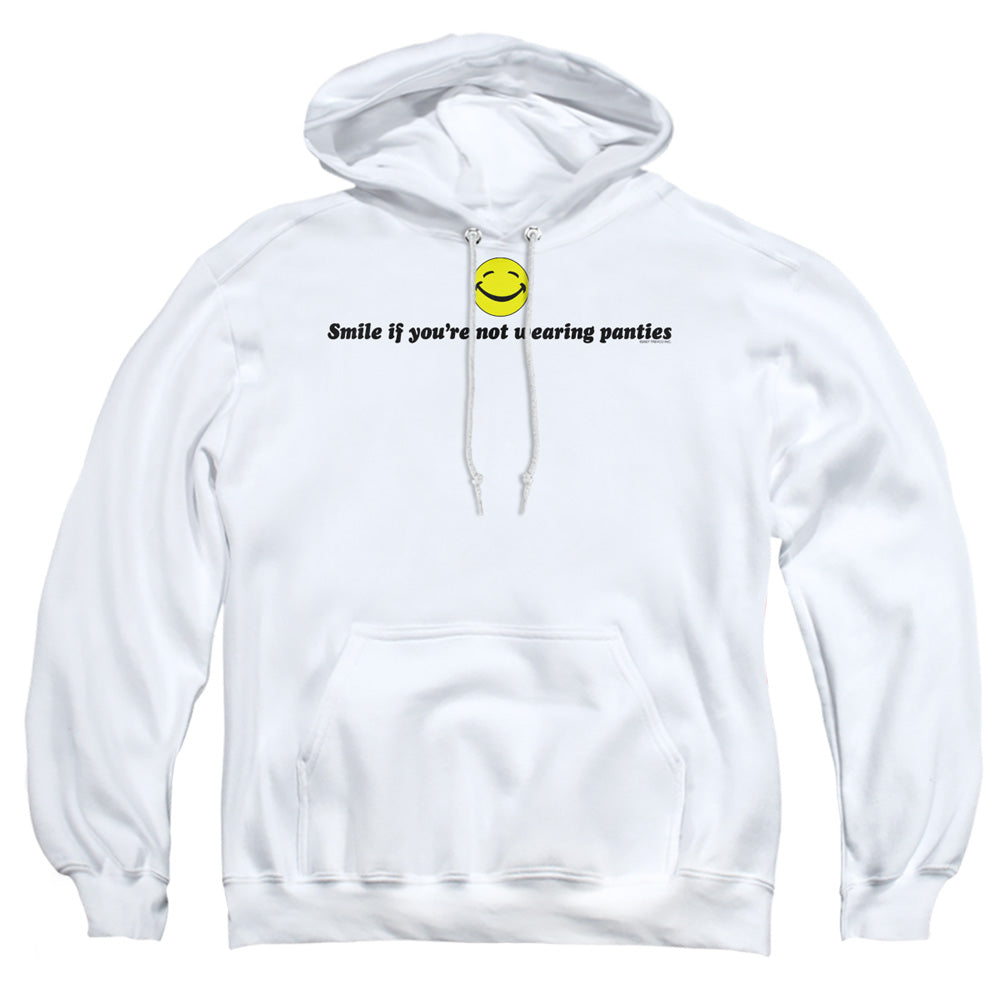 Not Wearing Panties - Adult Pull-over Hoodie - White