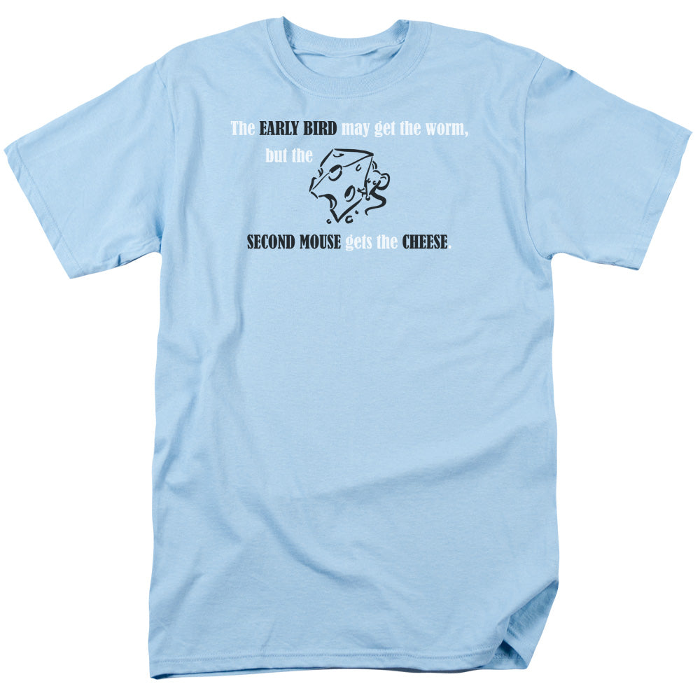 Early Bird - Short Sleeve Adult 18 - 1 - Light Blue T-shirt