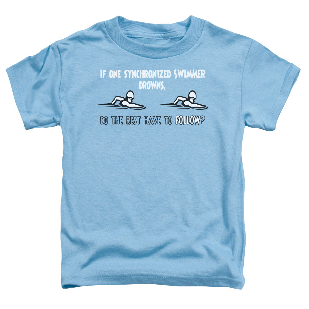 Synchronized Swimmers - Short Sleeve Toddler Tee - Carolina Blue T-shirt