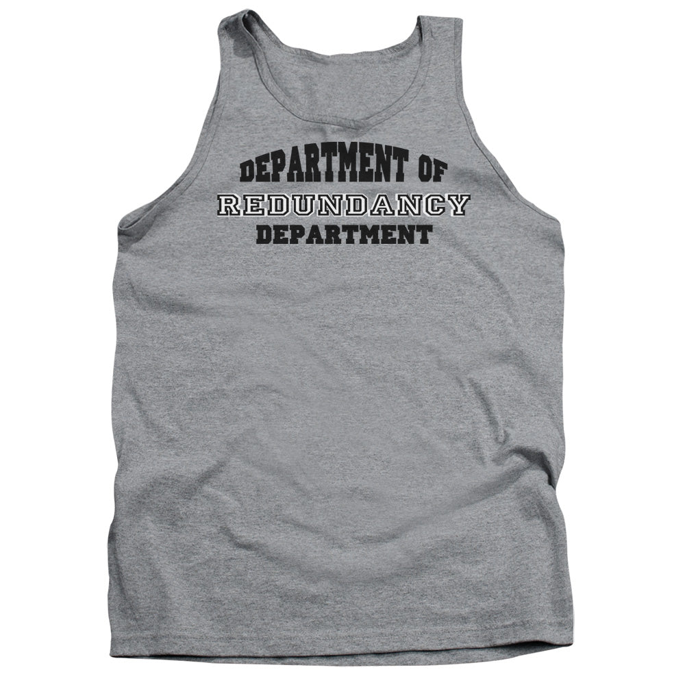 Dept Of Redundancy - Adult Tank - Athletic Heather