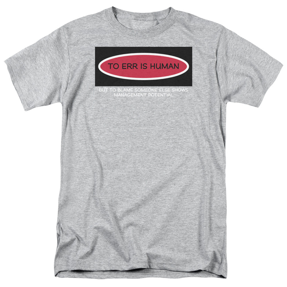 Management Potential - Short Sleeve Adult 18 - 1 - Athletic Heather T-shirt