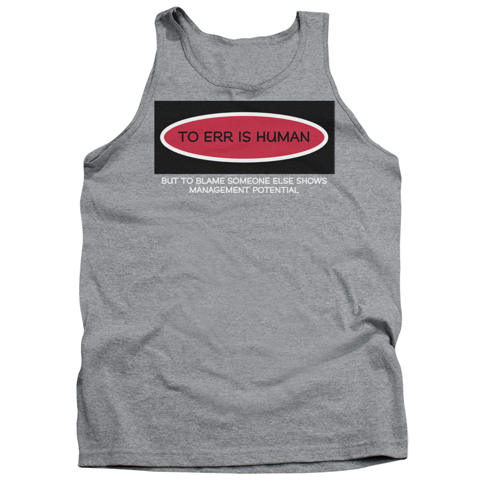 Management Potential - Adult Tank - Athletic Heather