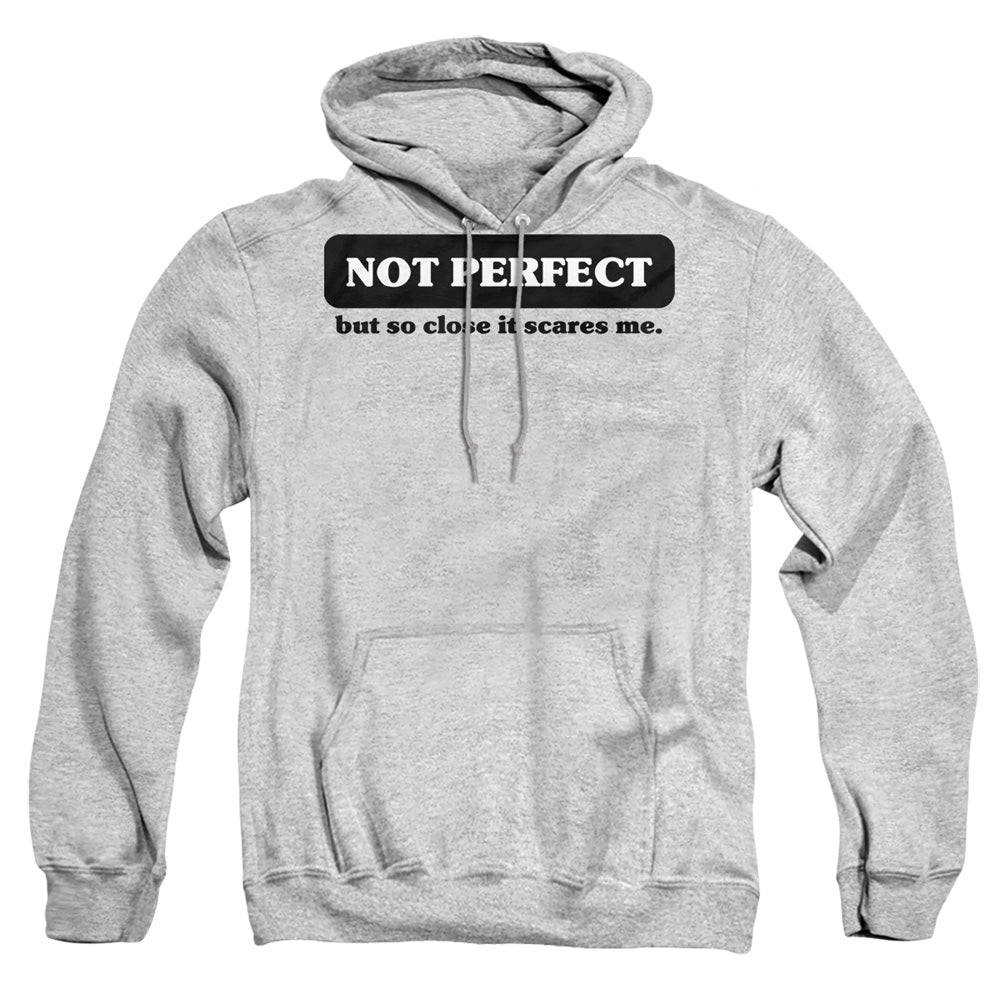 Not Perfect - Adult Pull-over Hoodie - Athletic Heather