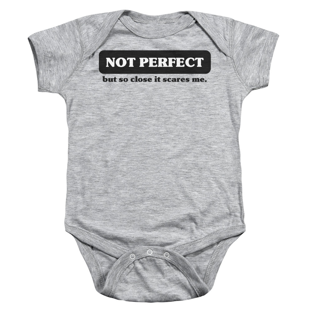 Not Perfect-infant Snapsuit - Athletic Heather