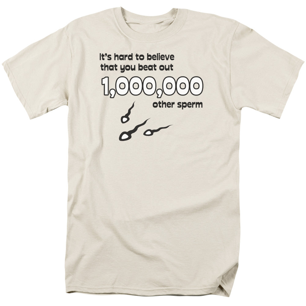 Beat Out Sperm - Short Sleeve Adult 18 - 1 - Cream T-shirt