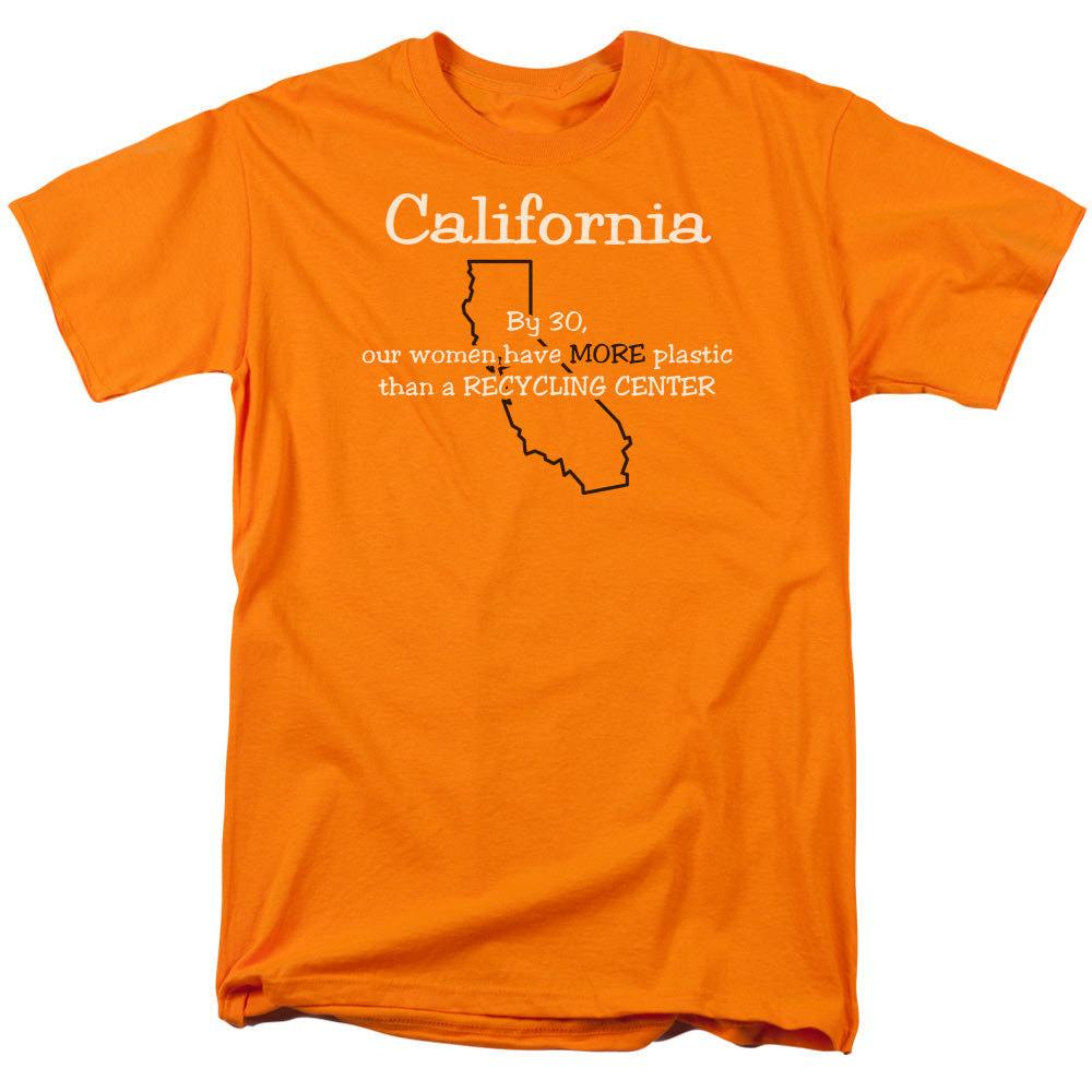 California - Short Sleeve Adult 18 - 1 - Orange T-shirt