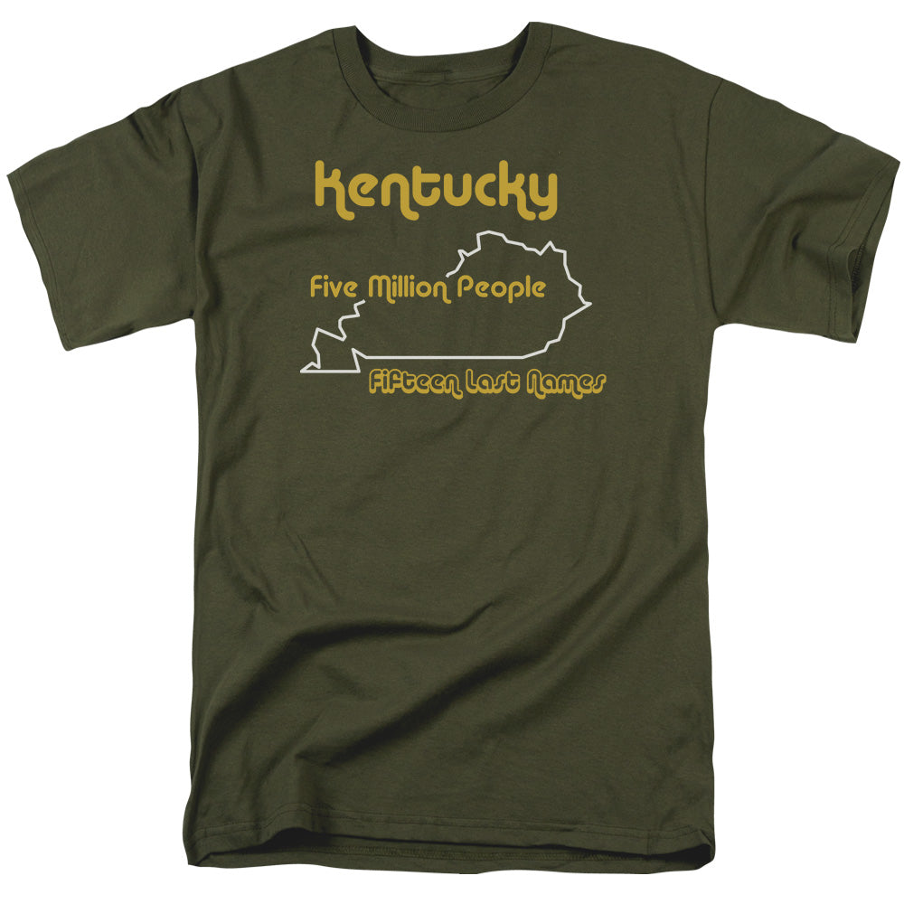 Kentucky - Short Sleeve Adult 18 - 1 - Military Green T-shirt