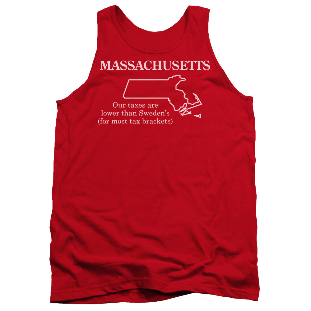 Massachusetts - Adult Tank - Red