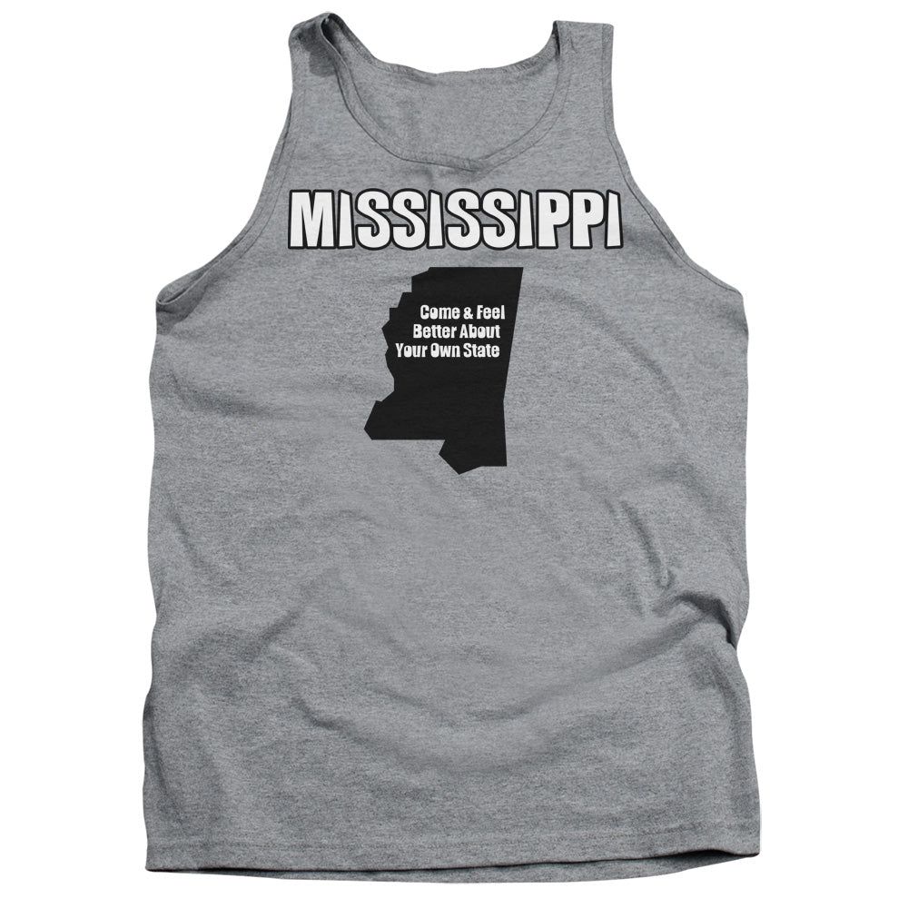 Mississippi - Adult Tank - Athletic Heather