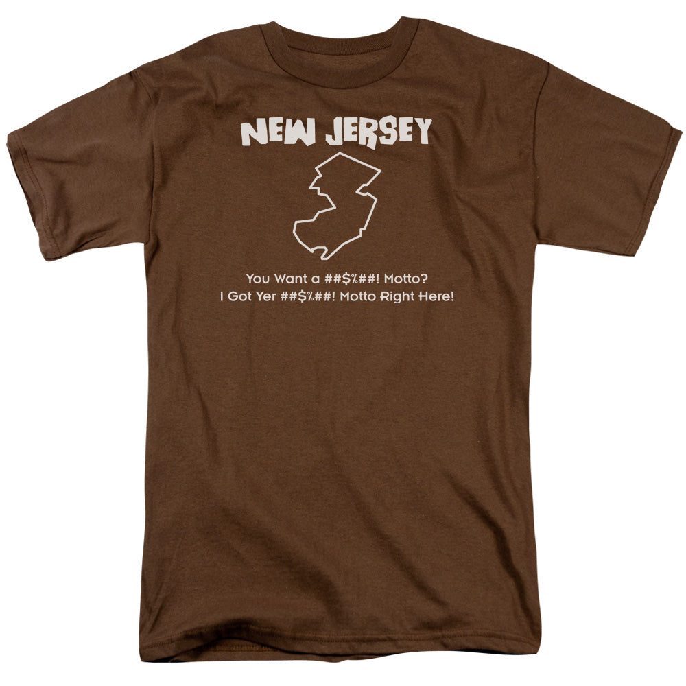 New Jersey - Short Sleeve Adult 18 - 1 - Coffee T-shirt