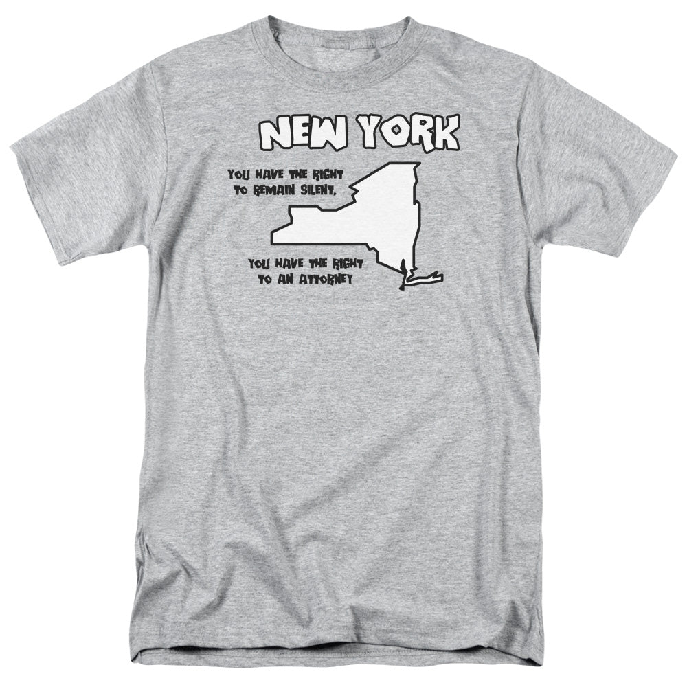 New York - Short Sleeve Adult 18 - 1 - Athletic Heather T-shirt