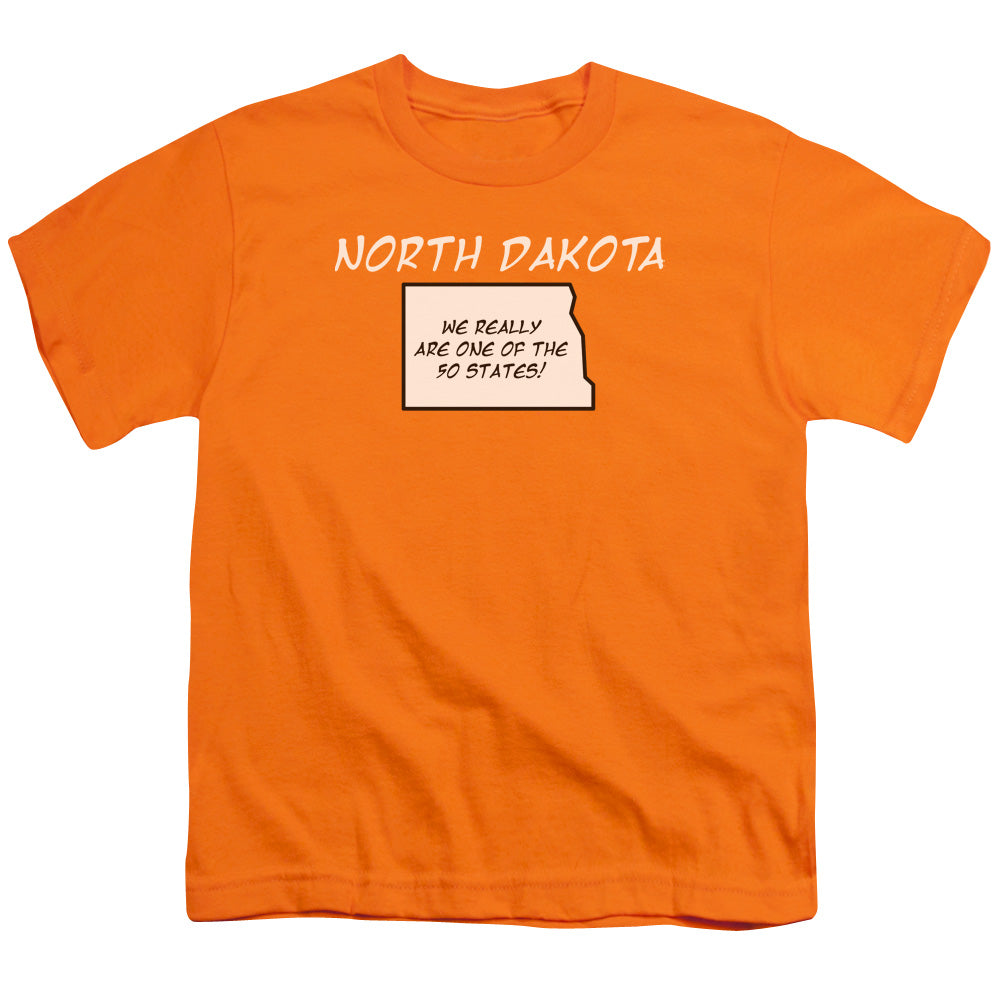 North Dakota - Short Sleeve Youth 18 - 1 - Orange T-shirt