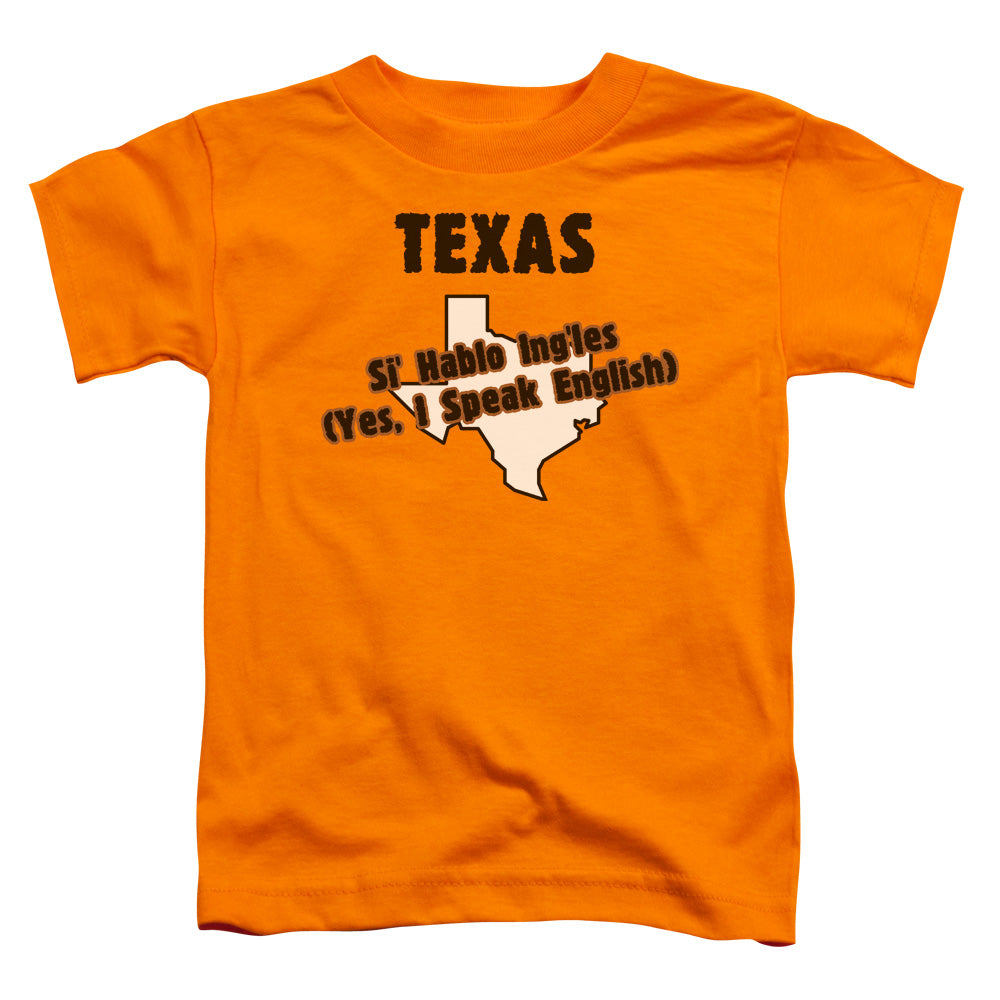 Texas - Short Sleeve Toddler Tee - Orange T-shirt
