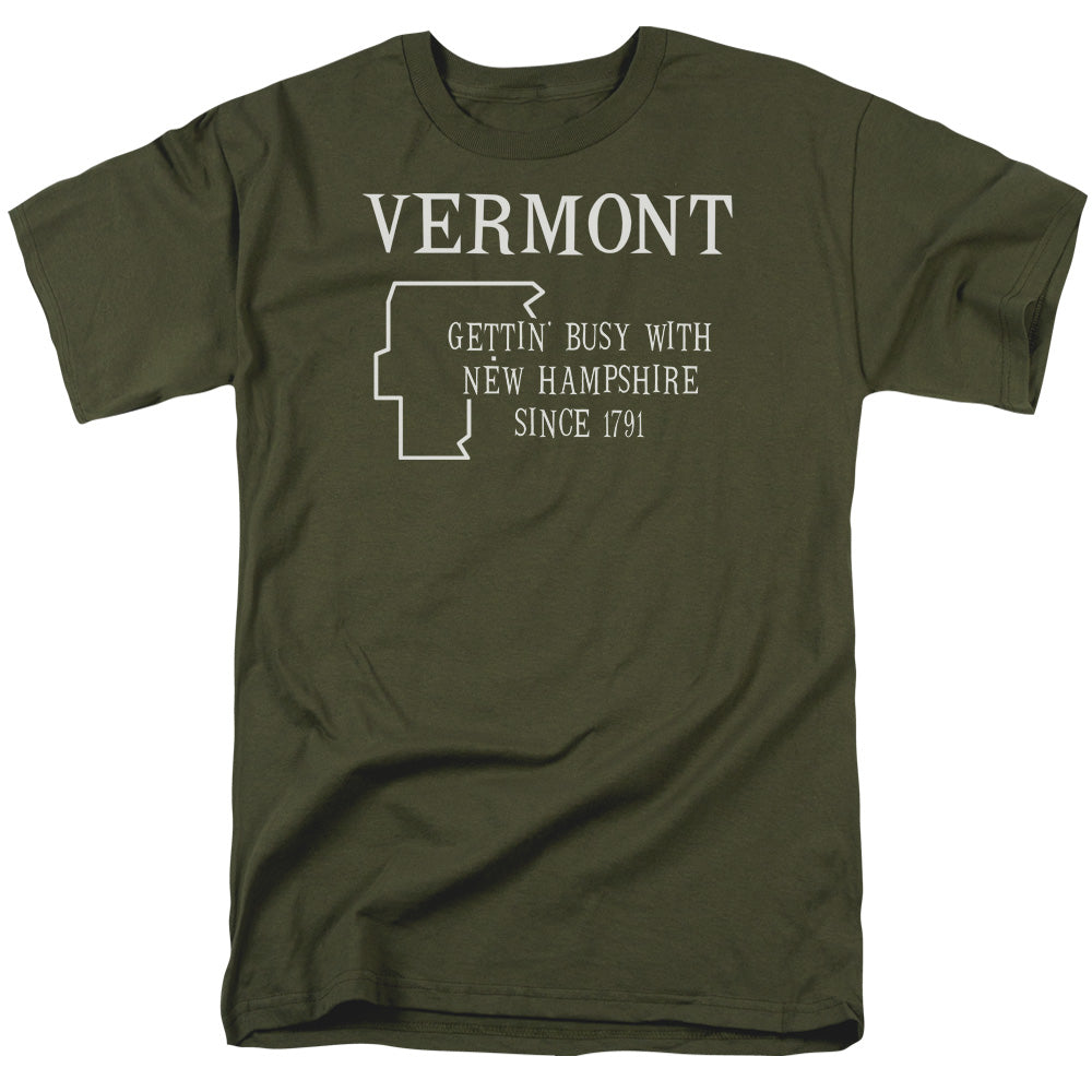 Vermont - Short Sleeve Adult 18 - 1 - Military Green T-shirt