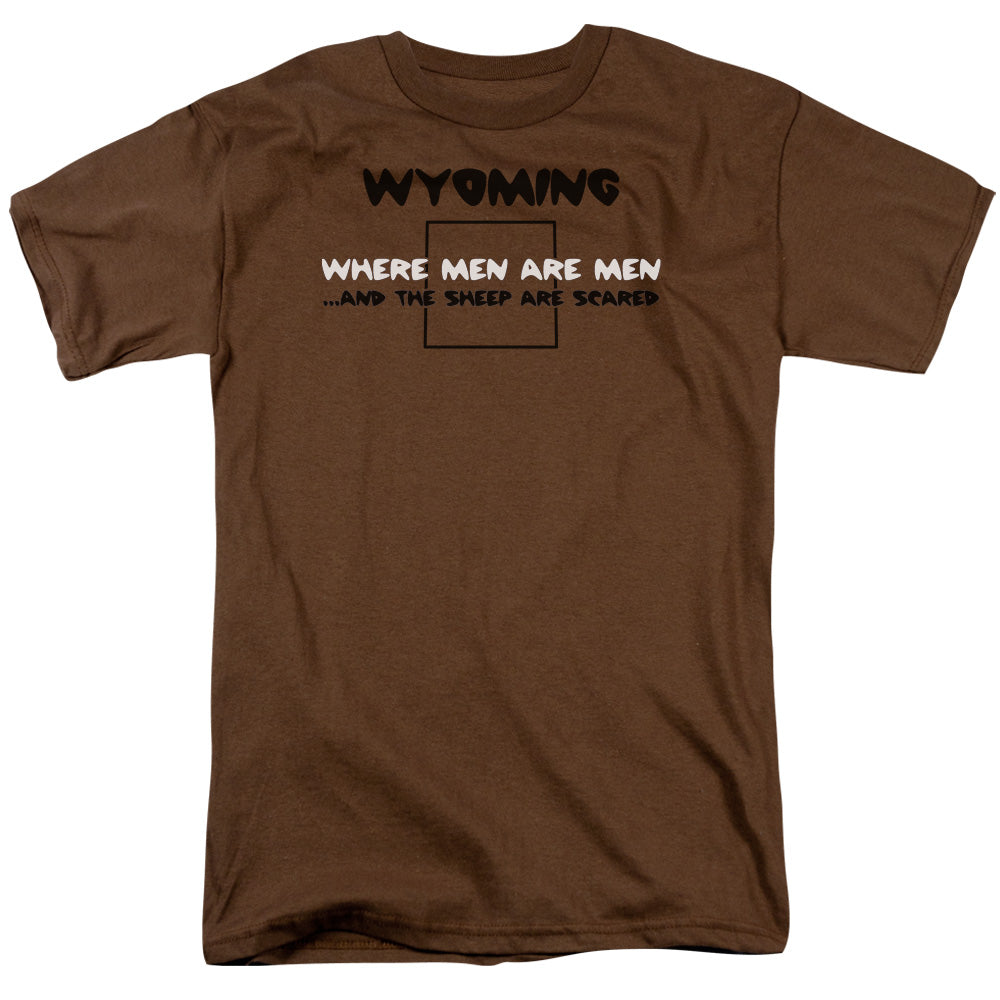 Wyoming - Short Sleeve Adult 18 - 1 - Coffee T-shirt