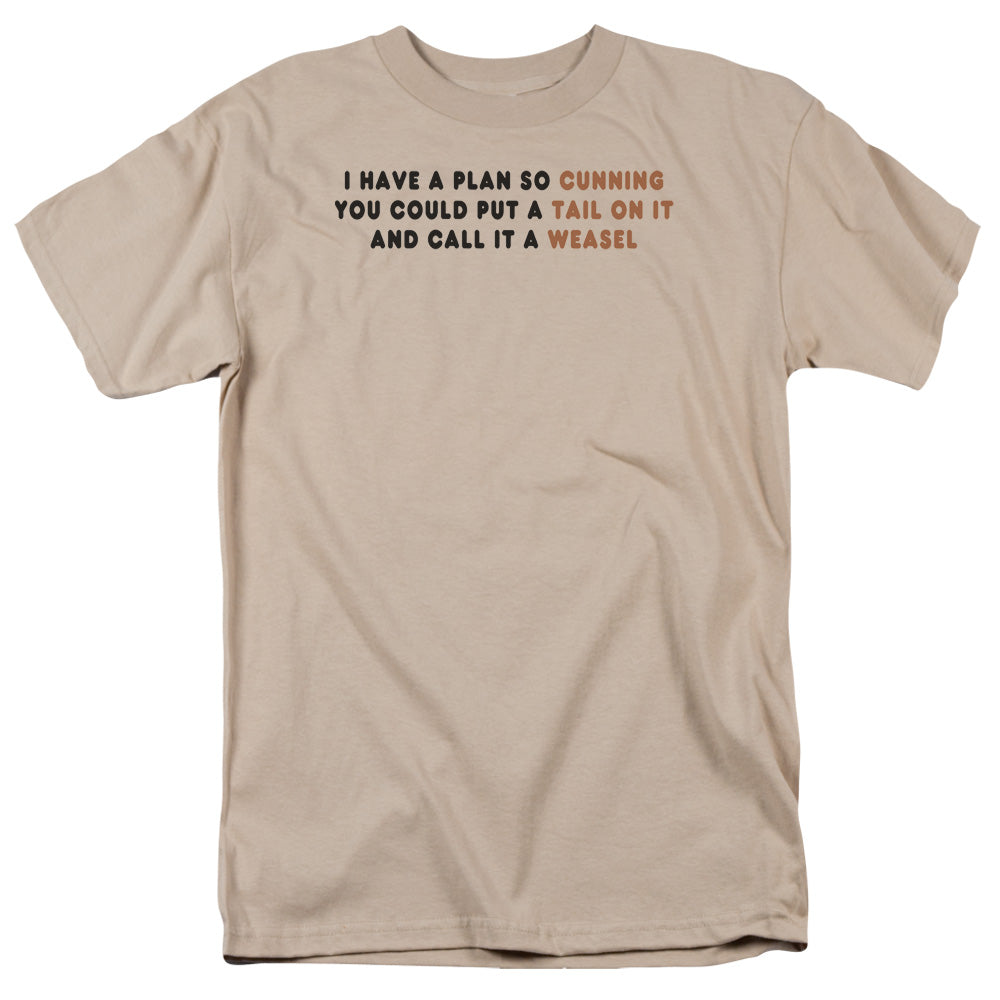 A Plan So Cunning - Short Sleeve Adult 18 - 1 - Sand T-shirt