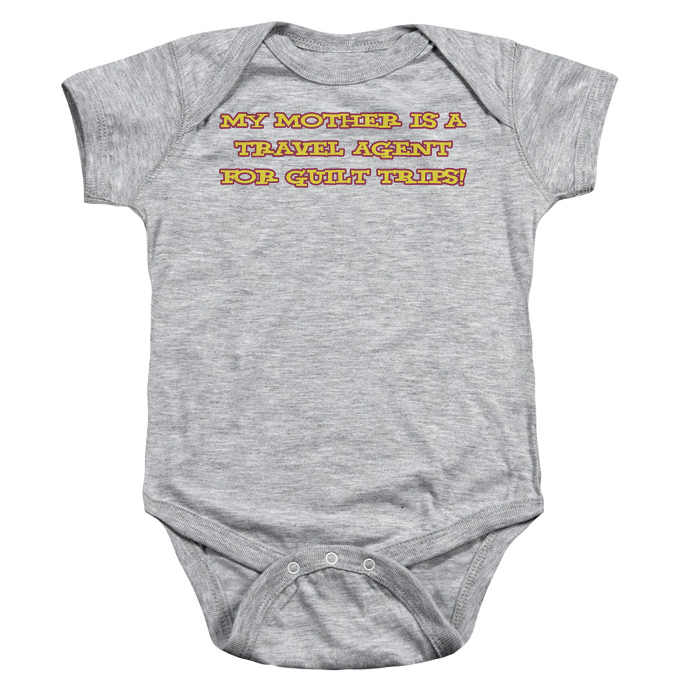 Mother Travel Agent - Infant Snapsuit - Athletic Heather