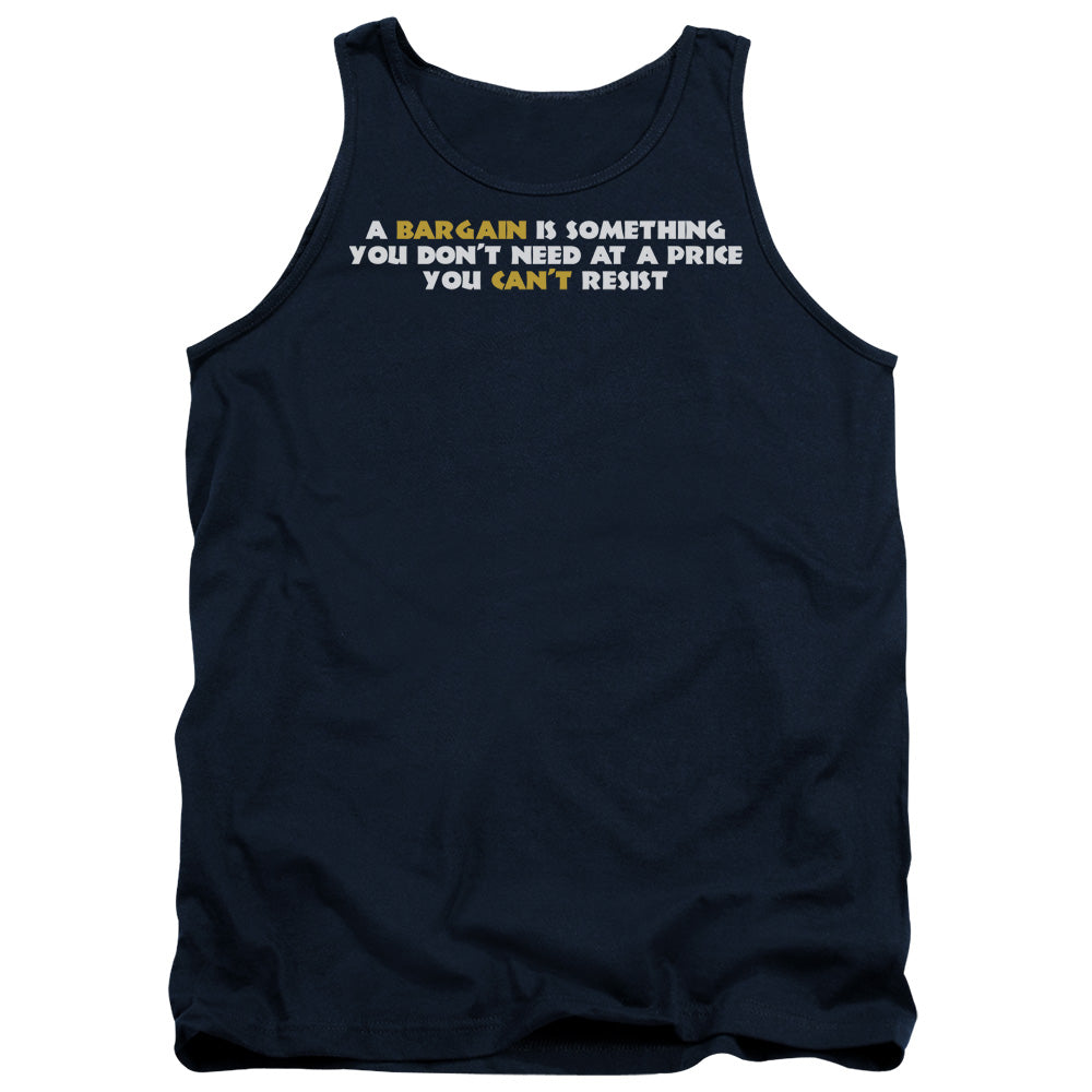 A Bargain - Adult Tank - Navy