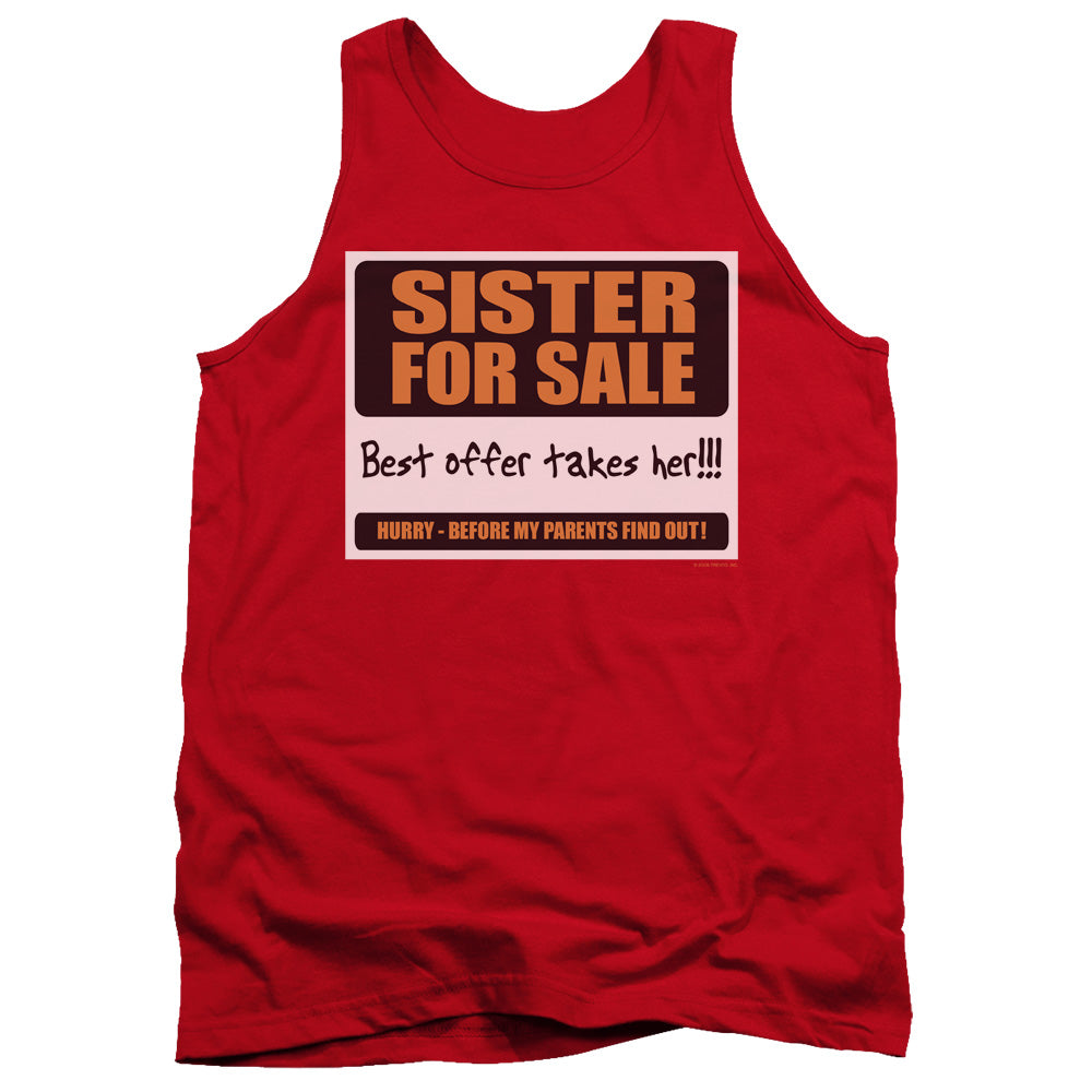 Sister For Sale - Adult Tank - Red