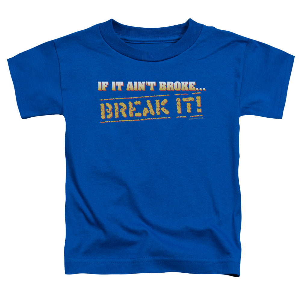 Break It - Short Sleeve Toddler Tee - Royal Blue T-shirt