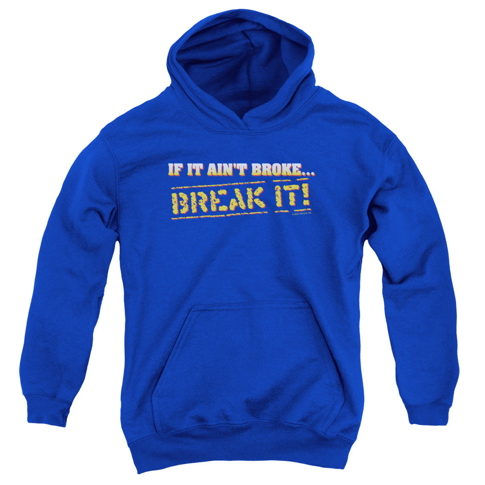 Break It - Youth Pull-over Hoodie - Royal