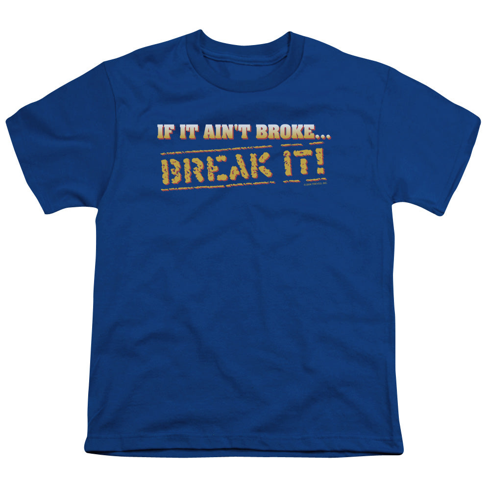 Break It - Short Sleeve Youth 18 - 1 - Royal Blue T-shirt