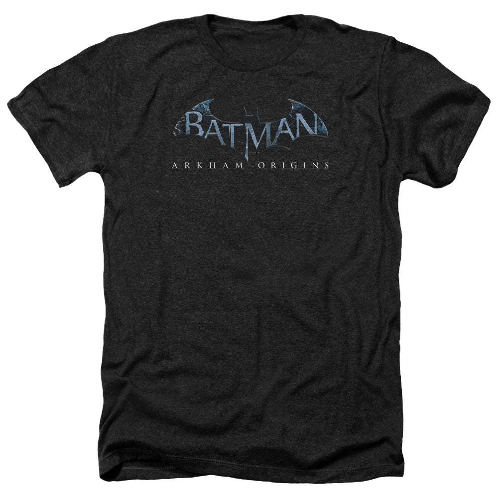 Batman Arkham Origins - Logo - Adult Heather-black