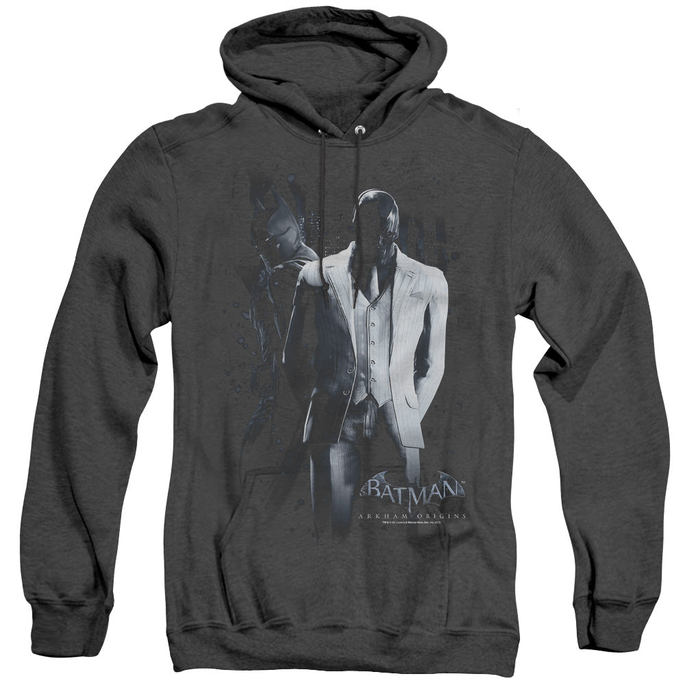 Batman Arkham Origins - Black Mask - Adult Heather Hoodie - Black