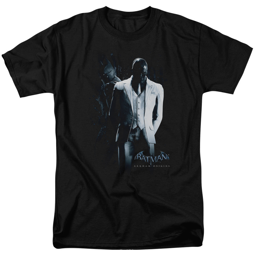 Batman Arkham Origins - Black Mask - Short Sleeve Adult 18/1 - Black T-shirt