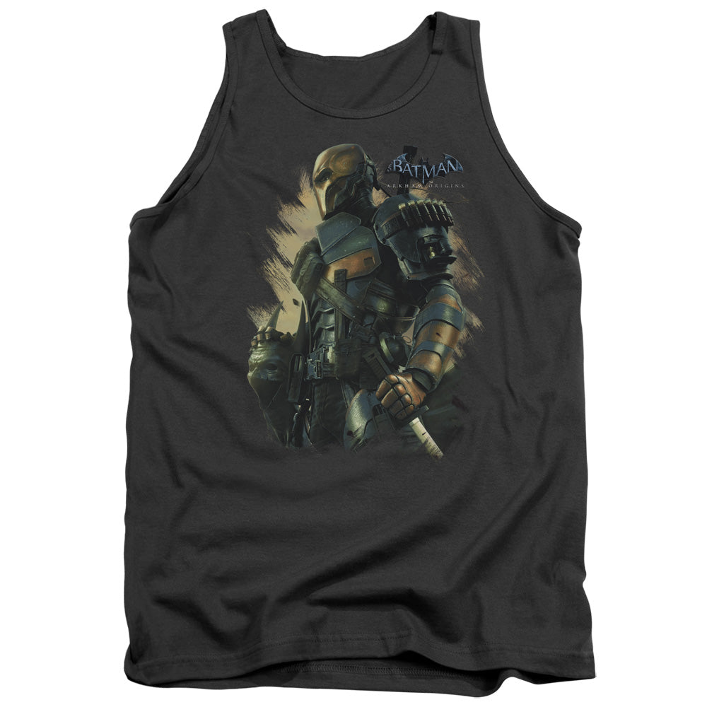 Batman Arkham Origins - Deathstroke - Adult Tank - Charcoal