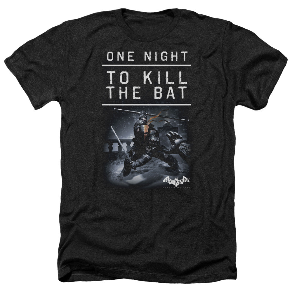 Batman Arkham Origins - One Night - Adult Heather-black