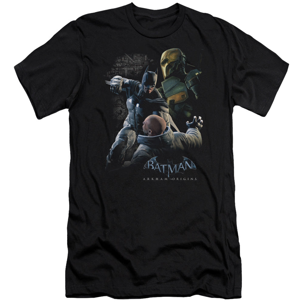 BATMAN ARKHAM ORIGINS PUNCH - S/S ADULT 30/1 - BLACK T-Shirt