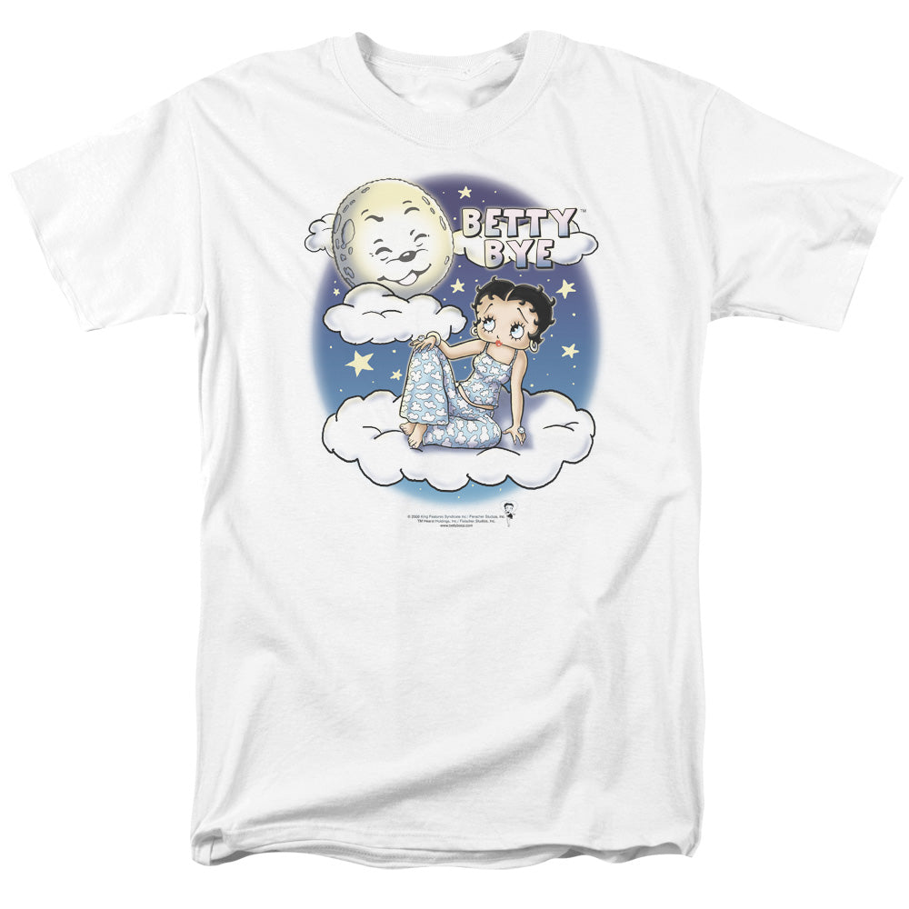 Betty Boop - Betty Bye - Short Sleeve Adult 18/1 - White T-shirt