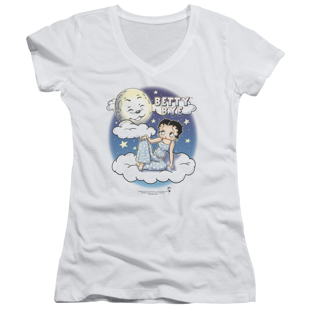 Betty Boop - Betty Bye - Junior V-neck - White