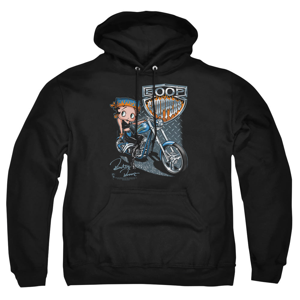 Betty Boop - Choppers - Adult Pull-over Hoodie - Black