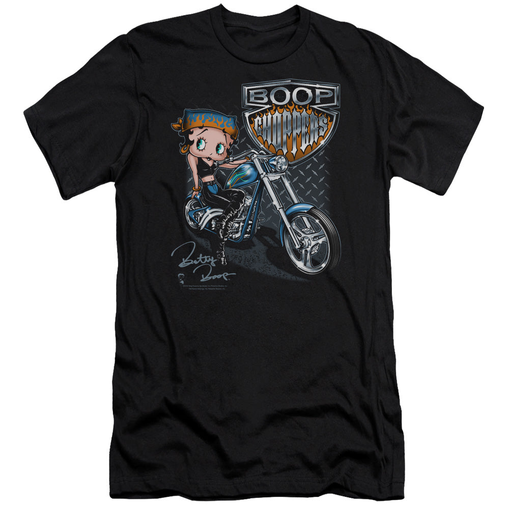 Betty Boop - Choppers-premuim Canvas Adult Slim Fit 30/1 - Black