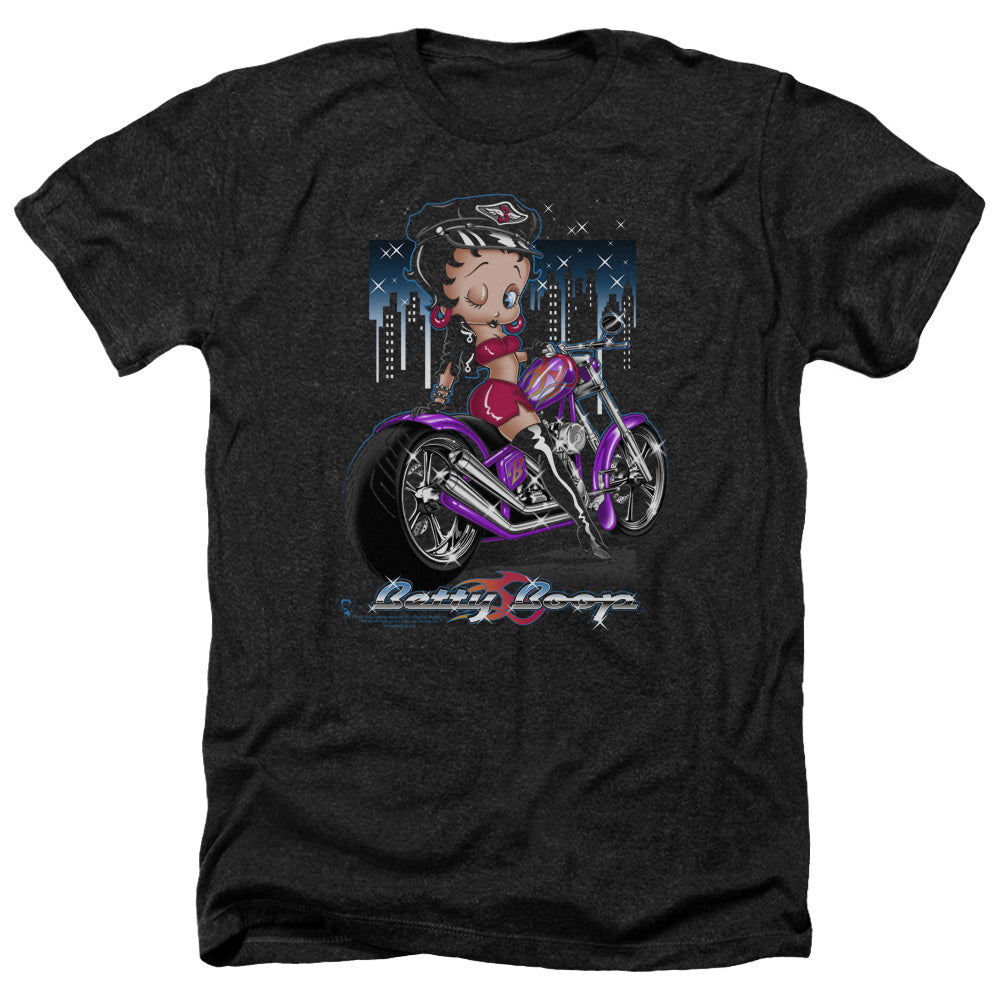 Betty Boop - City Chopper - Adult Heather-black