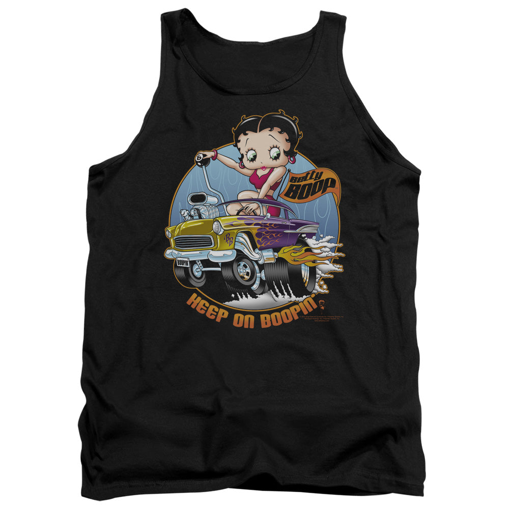 Betty Boop - Keep On Boopin - Adult Tank - Black